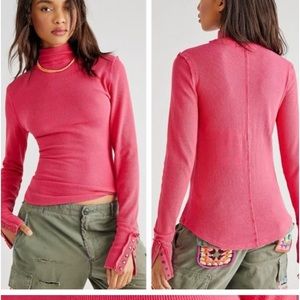 NWOT's - Free People - We The Free - Freya Long Sleeve Thermal Top Size :XS NWOT